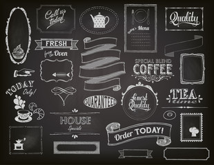 Chalkboard Ads, Frames and Banners