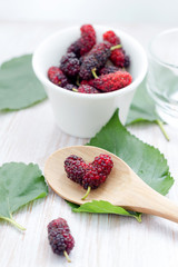mulberries
