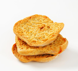 Italian twice baked bread rolls