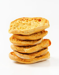 Italian twice baked bread rolls