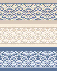 Fashion abstract pattern with hexagons