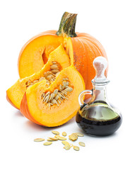 Fresh pumpkin oil
