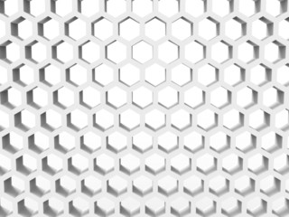 honeycomb structure white