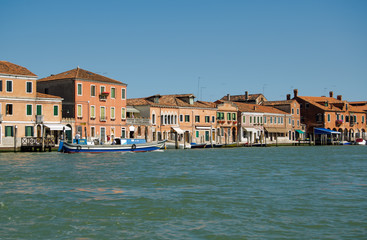 Fototapeta na wymiar Murano from the Venice lagoon