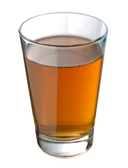 glass of apple juice