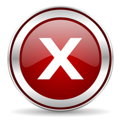 Fototapeta premium cancel icon