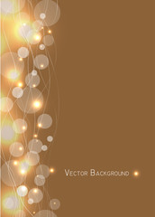 Abstract circle and curve  background  Vector