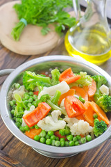 raw vegetables