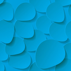 Blaue Blättern Hintergrund Pattern Wasser