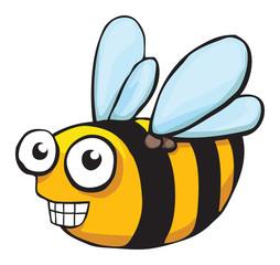 Cute funny Bee