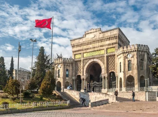 Foto op Plexiglas Istanbul university building, Turkey © javarman