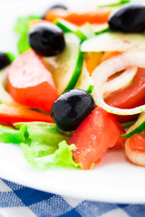 Fresh vegetable salad