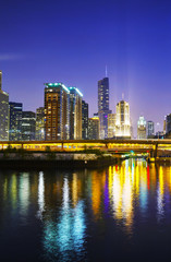 Fototapeta na wymiar Chicago miasta