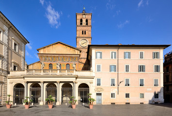 Naklejka premium Santa Maria in Trastevere, Roma