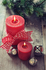 Two red candles