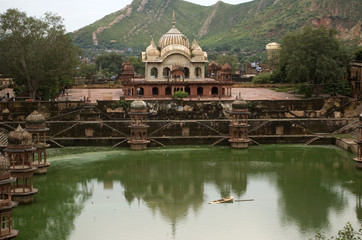 Naklejka premium Moosi Maharani Chhatri, Alwar, Rajasthan, India