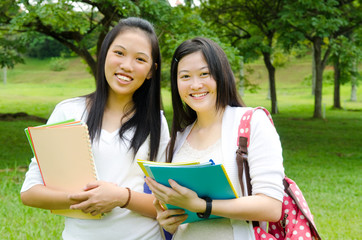 Fototapeta premium Portrait of asian students