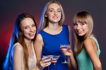 Group shot of young women