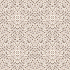 Ornamental lace background, seamless pattern