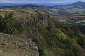Fototapeta na wymiar randonnée en Auvergne