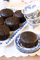 Extra black muffins