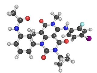 Chemical structure of trametinib