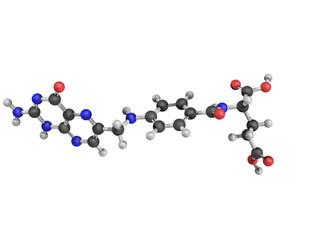 Chemical structure of Vitamin B9