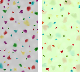 Colorful spotted backgrounds.