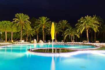 Beautiful tropical swimming pool