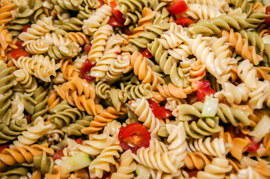 cooked pasta salad