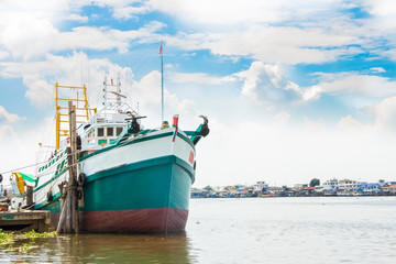 Naklejka premium Fishing boat