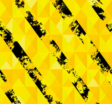 grungy hazard stripes texture