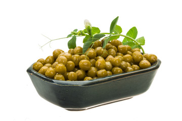 Marinated green peas