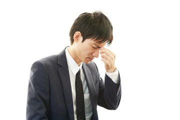 疲れたビジネスマン