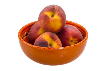 Bright ripe peaches
