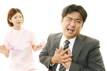 疲れたビジネスマン