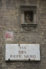 Via  del Refe Nero , Siena
