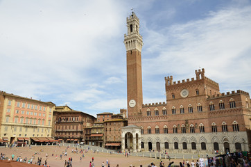 Palazzo Comunale e piazza del Campo, Siena