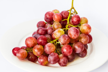 closeup and isolated grape