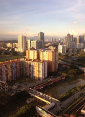 morning view of kuala lumpur