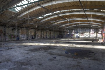 Verlassene Halle