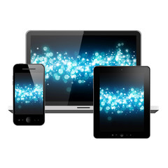 Mobile phone, tablet pc and laptop