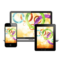 Mobile phone, tablet pc and laptop