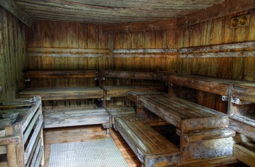 Old abandoned Sauna