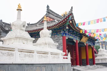 Deurstickers guangren-tempel, Xian, China © cityanimal
