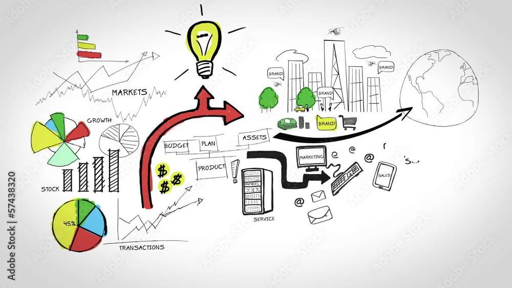 Poster animation of statistics and global connectivity