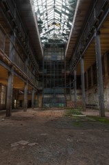 Big old abandoned hall