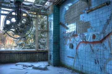 Foto op Plexiglas Verlaten operatiehal in beelitz © Stefan Schierle