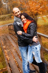 Fototapeta premium Happy middle-aged couple outdoors