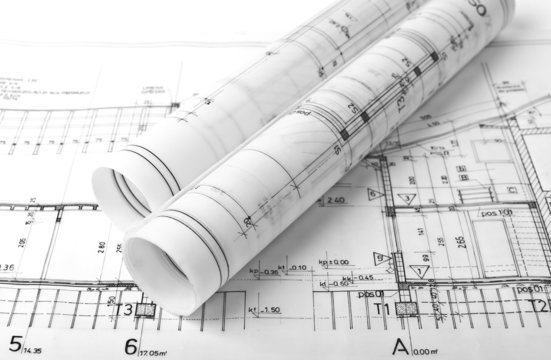 architectural plan drawing blueprints